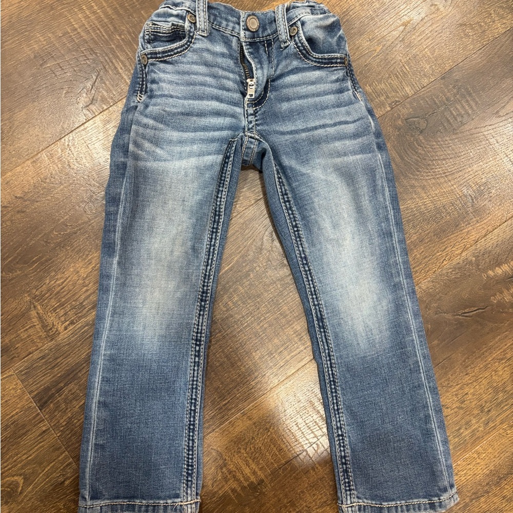 BKE Kids Light Blue Faded Straight Jeans